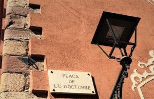 Plaça de l’U d’Octubre a Valls