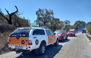 Un incendi a l’urbanització Mas Clariana causa l’actuació d’11 dotacions de bombers