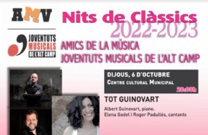 Torna una nova edició del cicle ‘Nits de Clàssics’ a Valls