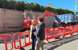 Comencen les obres de millora al carrer dels Ametllers