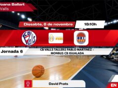 DIRECTE. Dissabte 18h. CB Valls – Monbus CB Igualada